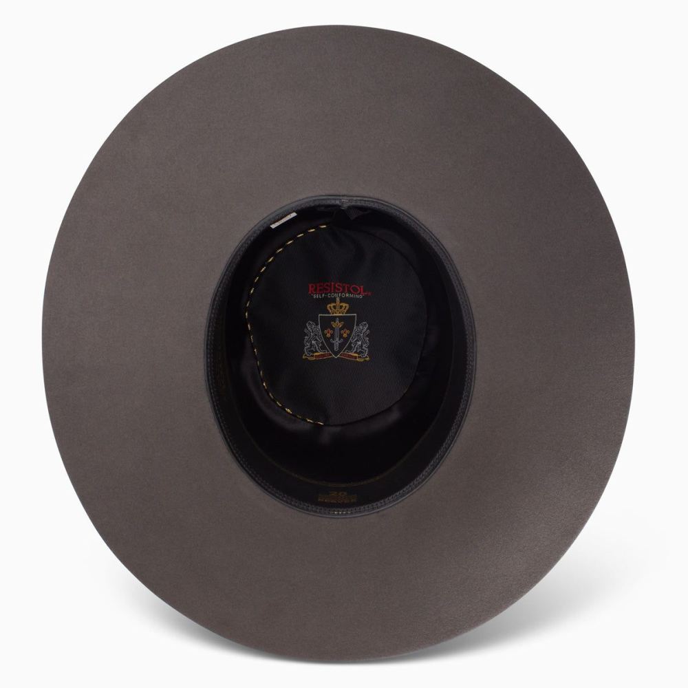 RESISTOL | 20X TARRANT COWBOY HAT-Charcoal