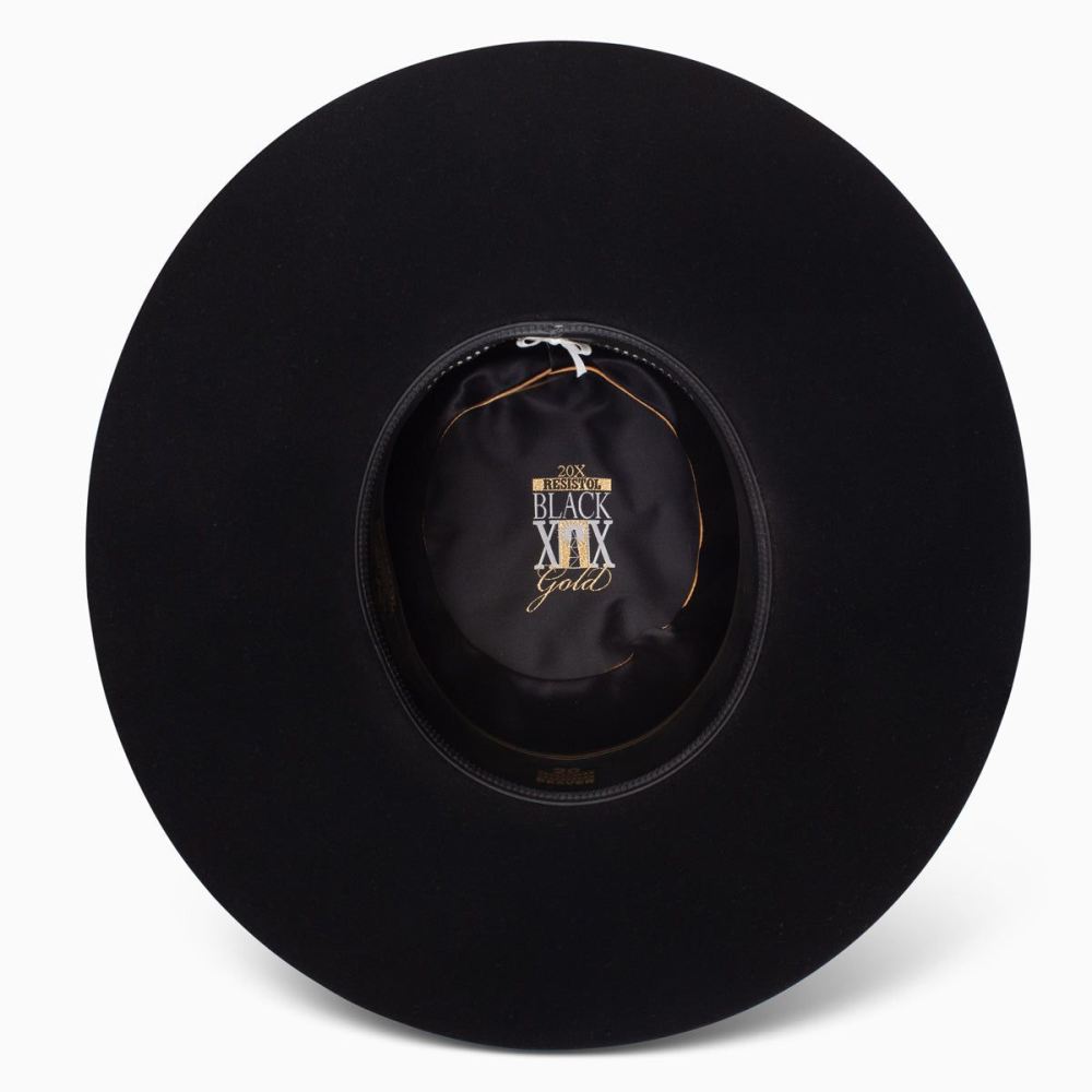 RESISTOL | 20X BLACK GOLD 4 1/2" BRIM COWBOY HAT