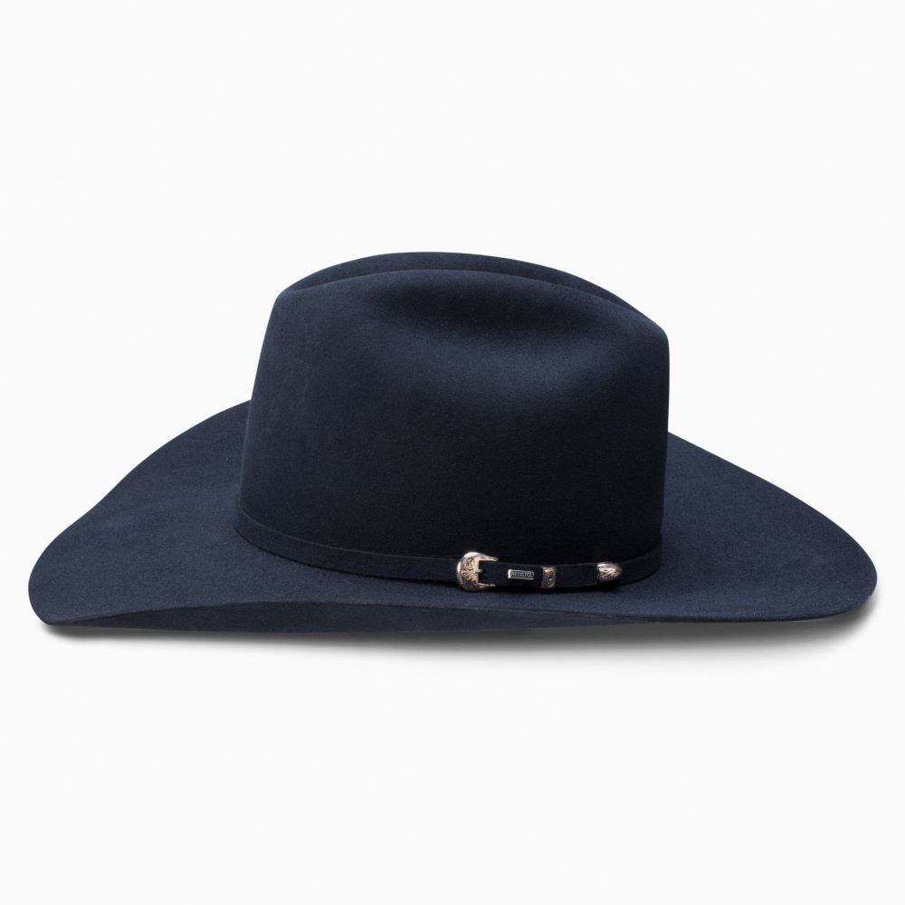 RESISTOL | 6X MIDNIGHT COWBOY HAT-Navy